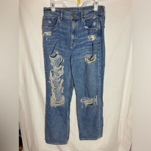 american eagle baggy ripped jeans